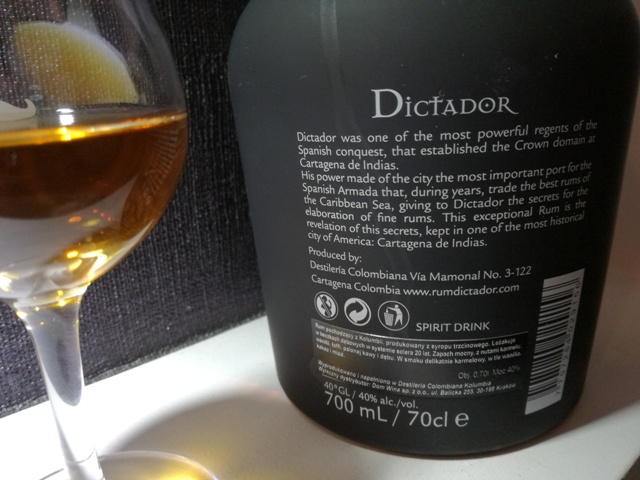 Rum Dictador 20