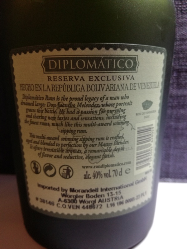 Rum Diplomatico Reserva Exclusiva